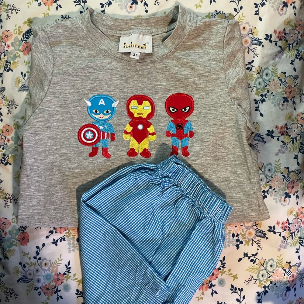 3t Babeeni toddler boys super hero set